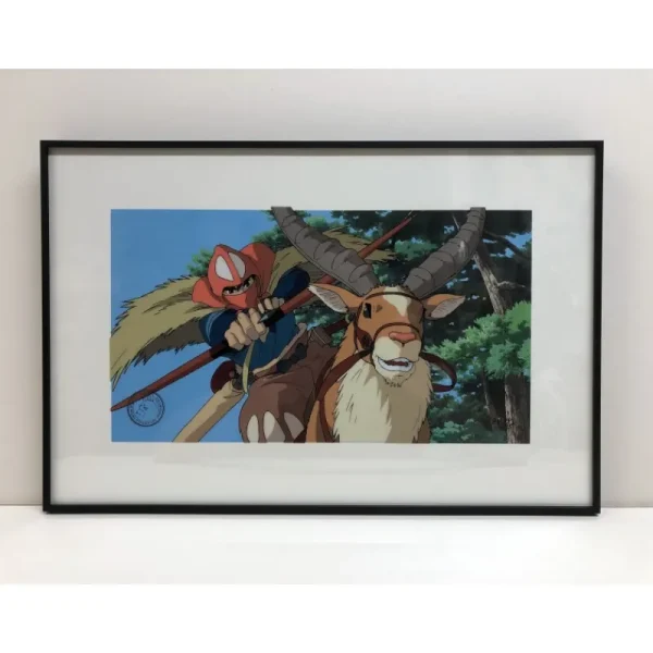 Best CELLULOID D'ART ASHITAKA PART AU COMBAT - STUDIO GHIBLI Celluloïd D'Art - Studio Ghibli
