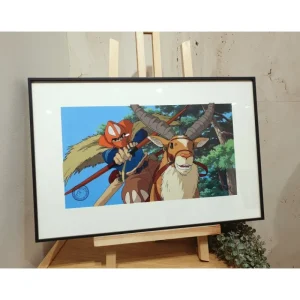 Best CELLULOID D'ART ASHITAKA PART AU COMBAT - STUDIO GHIBLI Celluloïd D'Art - Studio Ghibli