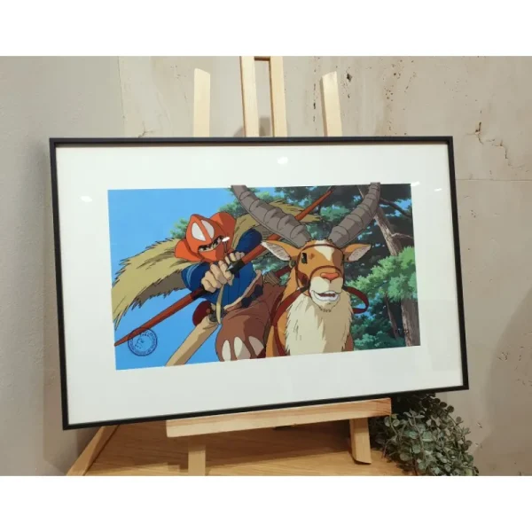 Best CELLULOID D'ART ASHITAKA PART AU COMBAT - STUDIO GHIBLI Celluloïd D'Art - Studio Ghibli