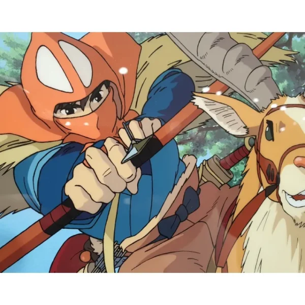 Best CELLULOID D'ART ASHITAKA PART AU COMBAT - STUDIO GHIBLI Celluloïd D'Art - Studio Ghibli