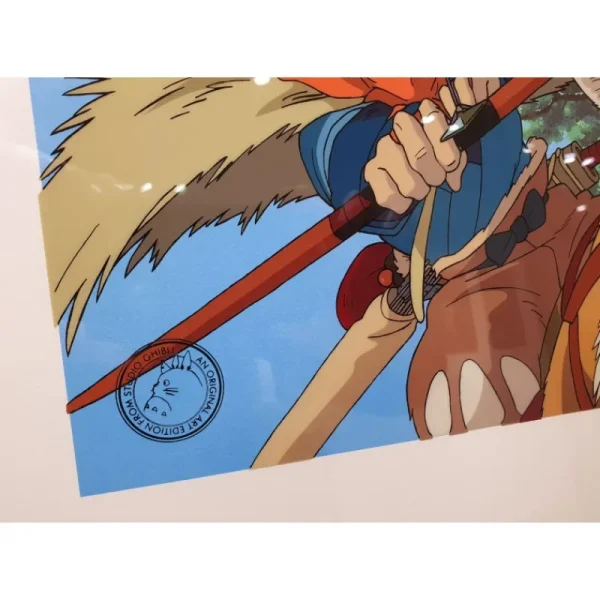 Best CELLULOID D'ART ASHITAKA PART AU COMBAT - STUDIO GHIBLI Celluloïd D'Art - Studio Ghibli