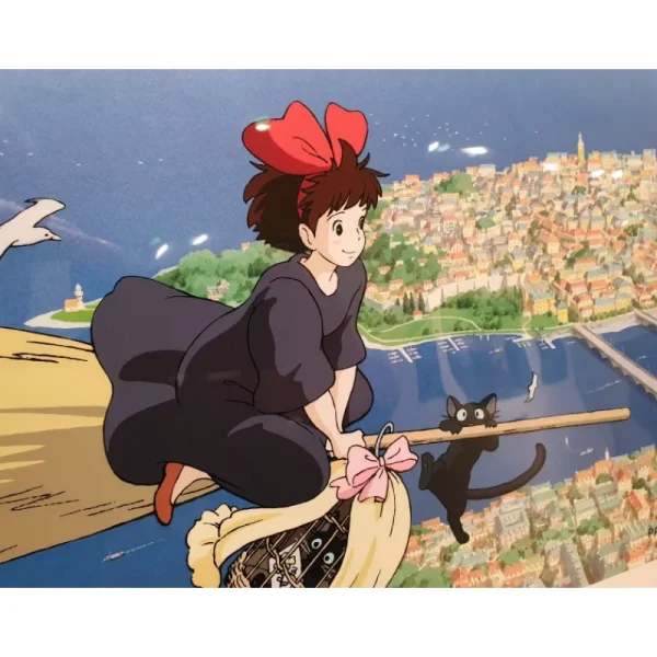 Best CELLULOID D'ART KIKI LIVRE UN CADEAU- STUDIO GHIBLI Celluloïd D'Art - Studio Ghibli