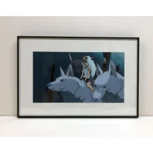 Shop CELLULOID D'ART SAN ET SES FRÈRES LOUPS - STUDIO GHIBLI Celluloïd D'Art - Studio Ghibli