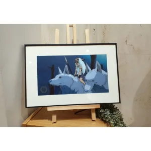 Shop CELLULOID D'ART SAN ET SES FRÈRES LOUPS - STUDIO GHIBLI Celluloïd D'Art - Studio Ghibli