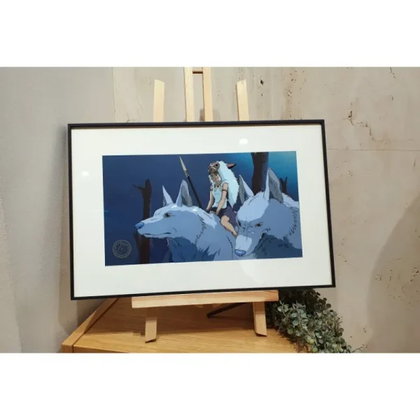 Shop CELLULOID D'ART SAN ET SES FRÈRES LOUPS - STUDIO GHIBLI Celluloïd D'Art - Studio Ghibli