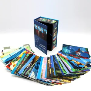 Discount Coffret 100 cartes postales de collection serie 1 - Studio Ghibli Cartes Postales Et Papier À Lettres