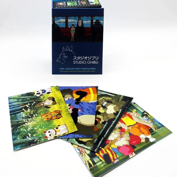 Discount Coffret 100 cartes postales de collection serie 1 - Studio Ghibli Cartes Postales Et Papier À Lettres