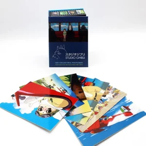 Discount Coffret 100 cartes postales de collection serie 1 - Studio Ghibli Cartes Postales Et Papier À Lettres