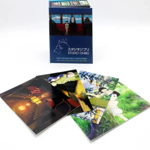 Discount Coffret 100 cartes postales de collection serie 1 - Studio Ghibli Cartes Postales Et Papier À Lettres