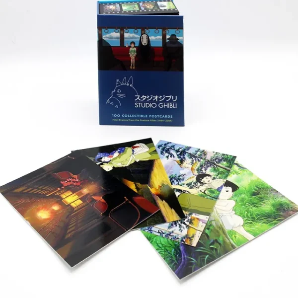 Discount Coffret 100 cartes postales de collection serie 1 - Studio Ghibli Cartes Postales Et Papier À Lettres