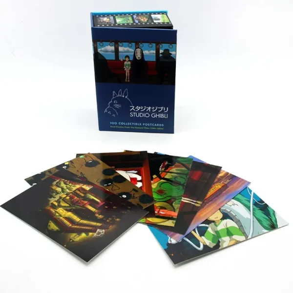 Discount Coffret 100 cartes postales de collection serie 1 - Studio Ghibli Cartes Postales Et Papier À Lettres