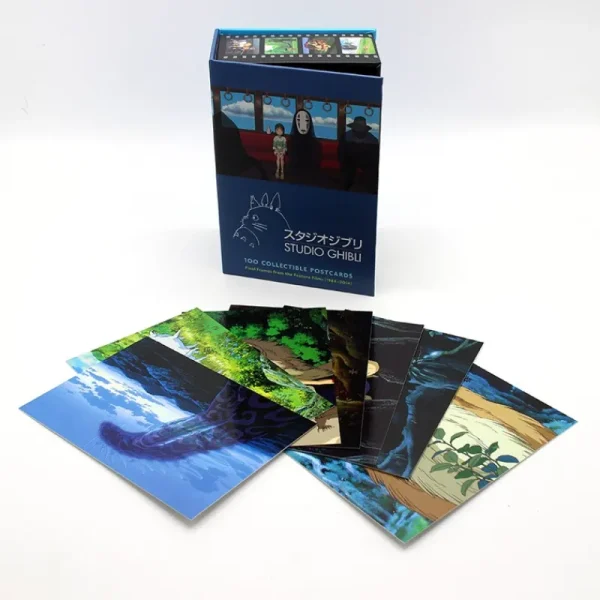 Discount Coffret 100 cartes postales de collection serie 1 - Studio Ghibli Cartes Postales Et Papier À Lettres