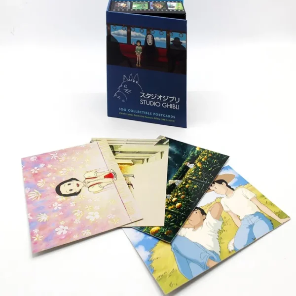 Discount Coffret 100 cartes postales de collection serie 1 - Studio Ghibli Cartes Postales Et Papier À Lettres