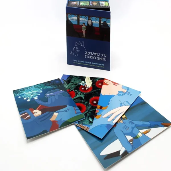 Discount Coffret 100 cartes postales de collection serie 1 - Studio Ghibli Cartes Postales Et Papier À Lettres