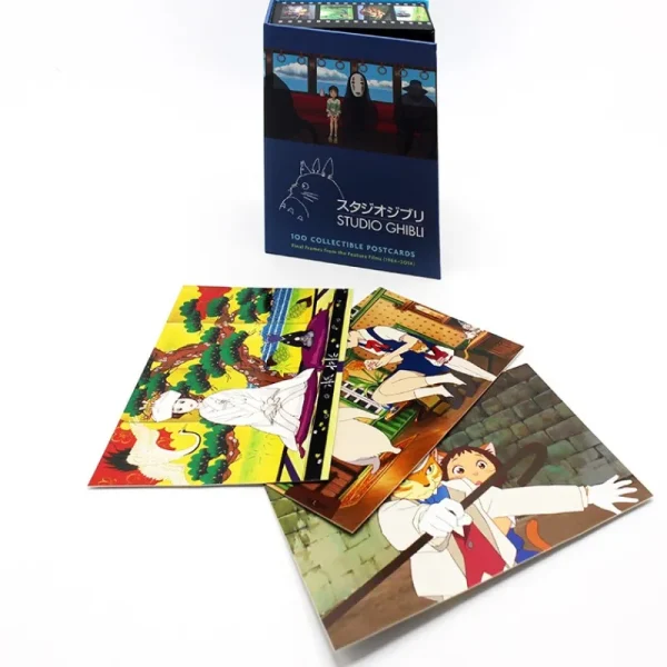 Discount Coffret 100 cartes postales de collection serie 1 - Studio Ghibli Cartes Postales Et Papier À Lettres