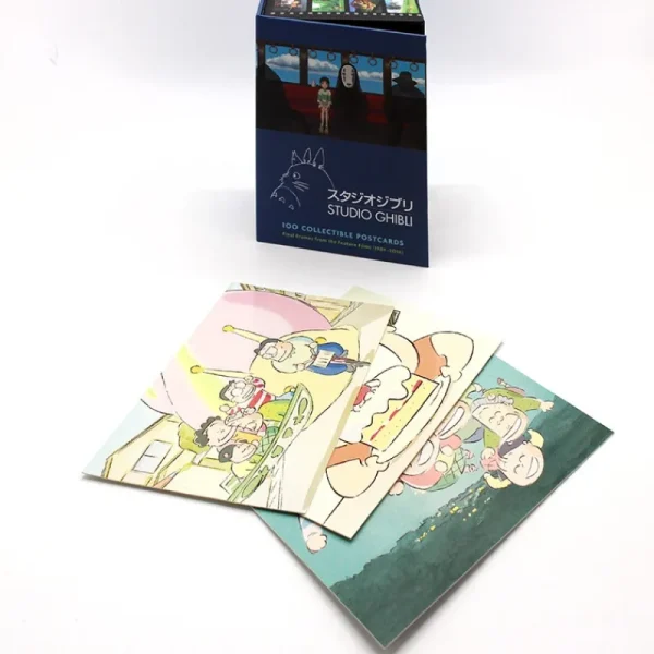 Discount Coffret 100 cartes postales de collection serie 1 - Studio Ghibli Cartes Postales Et Papier À Lettres