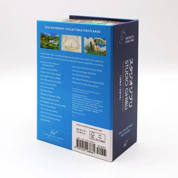 Discount Coffret 100 cartes postales de collection serie 1 - Studio Ghibli Cartes Postales Et Papier À Lettres