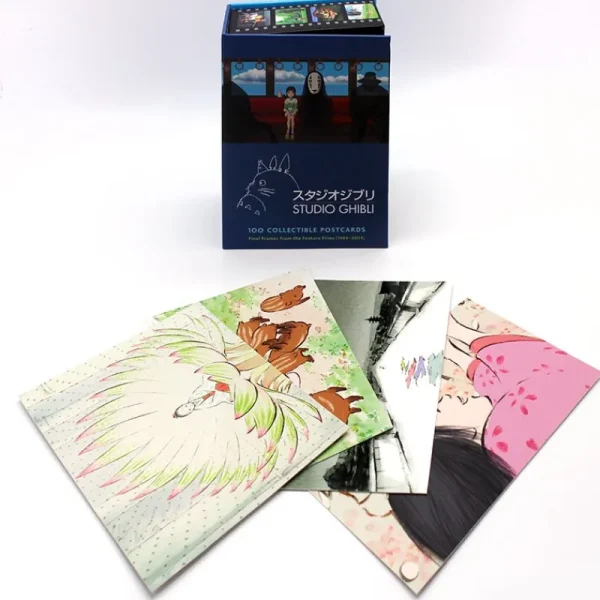 Discount Coffret 100 cartes postales de collection serie 1 - Studio Ghibli Cartes Postales Et Papier À Lettres