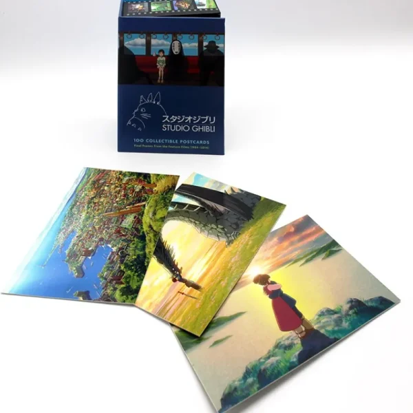 Discount Coffret 100 cartes postales de collection serie 1 - Studio Ghibli Cartes Postales Et Papier À Lettres