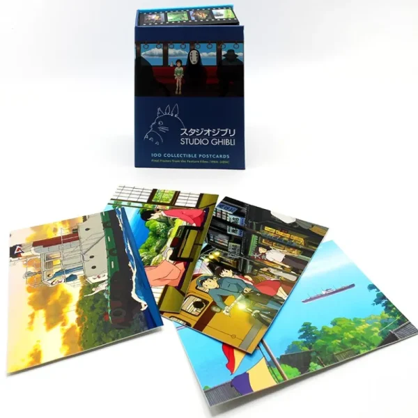 Discount Coffret 100 cartes postales de collection serie 1 - Studio Ghibli Cartes Postales Et Papier À Lettres
