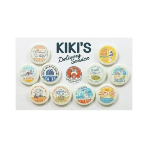 New Collection de badges vintage 10 PCS - Kiki la petite sorcière Badges