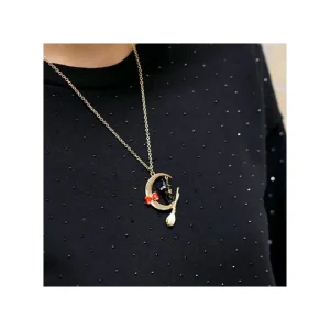 Cheap Collier Jiji Et La Lune - Kiki la petite sorcière Bijoux
