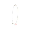 Cheap Collier Totoro Blanc Et Fraises - Mon Voisin Totoro Bijoux