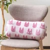 Shop Coussin brique moiré Jiji silhouette   - Kiki la petite sorcière Mobilier