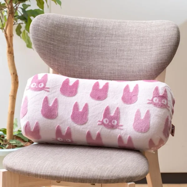 Shop Coussin brique moiré Jiji silhouette   - Kiki la petite sorcière Mobilier