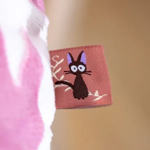 Shop Coussin brique moiré Jiji silhouette   - Kiki la petite sorcière Mobilier