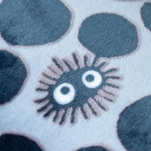 Fashion Coussin brique moiré Noiraude silhouette   - Mon Voisin Totoro Mobilier