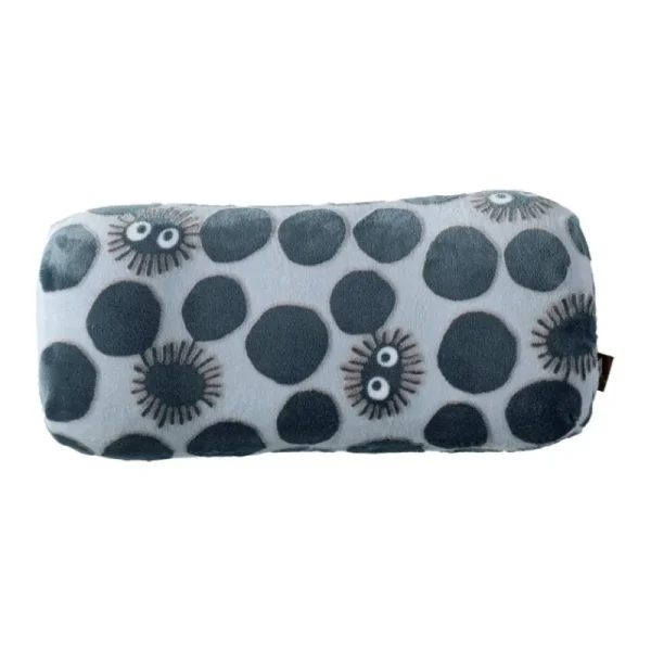Fashion Coussin brique moiré Noiraude silhouette   - Mon Voisin Totoro Mobilier
