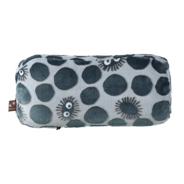 Fashion Coussin brique moiré Noiraude silhouette   - Mon Voisin Totoro Mobilier
