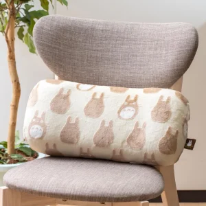 Discount Coussin brique moiré Totoro silhouette   - Mon Voisin Totoro Mobilier