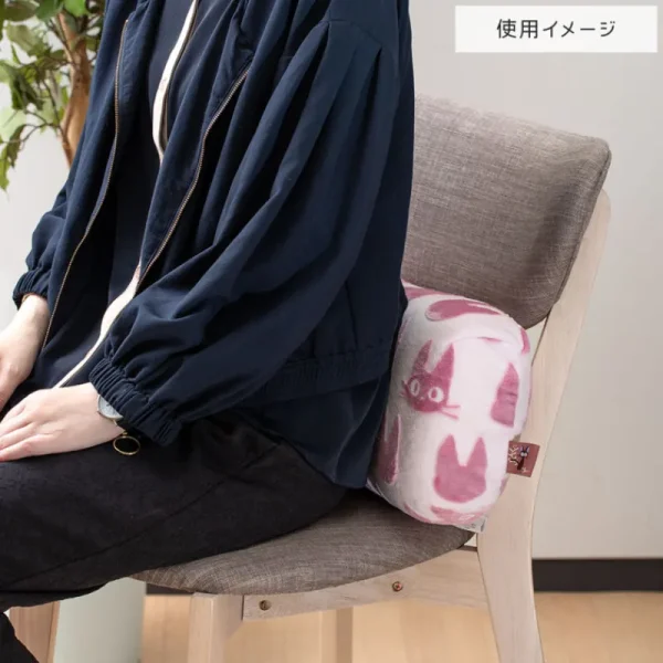 Discount Coussin brique moiré Totoro silhouette   - Mon Voisin Totoro Mobilier