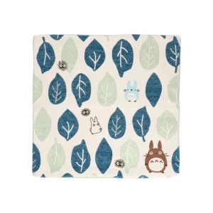 Cheap Coussin Totoro Feuilles Bleues et Vertes 45x45 cm - Mon Voisin Totoro Mobilier