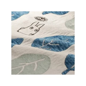 Cheap Coussin Totoro Feuilles Bleues et Vertes 45x45 cm - Mon Voisin Totoro Mobilier