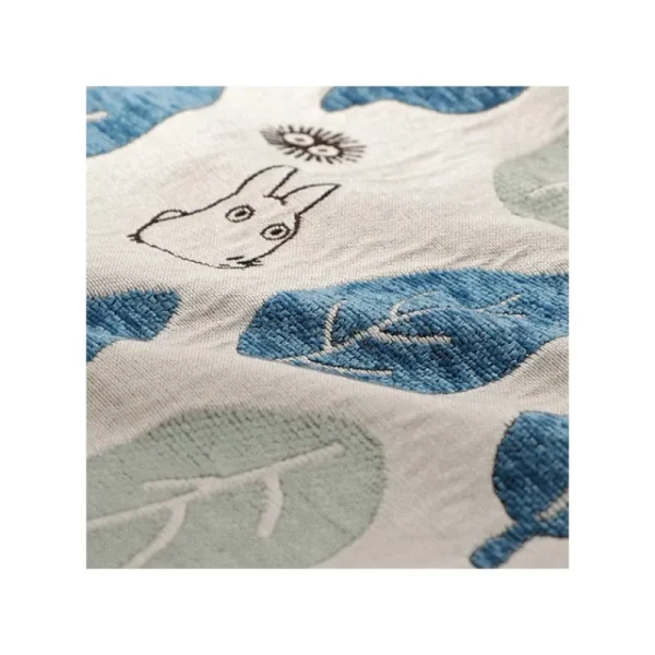 Cheap Coussin Totoro Feuilles Bleues et Vertes 45x45 cm - Mon Voisin Totoro Mobilier