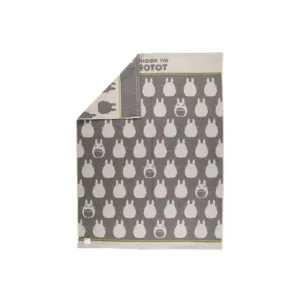Fashion Couverture de sieste Totoro Gris 85x115 cm - Mon Voisin Totoro Linge De Maison