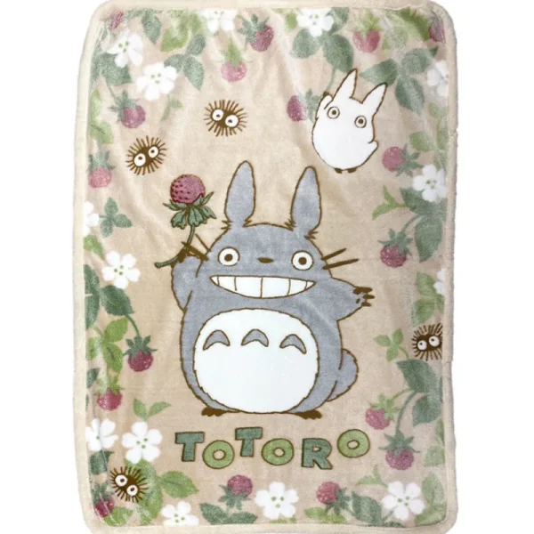 Cheap Couverture fluffy Totoro Framboise 100x140 cm - Mon Voisin Totoro Linge De Maison