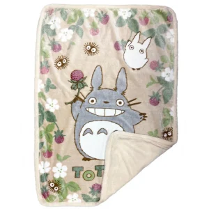 Cheap Couverture fluffy Totoro Framboise 100x140 cm - Mon Voisin Totoro Linge De Maison