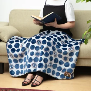 Online Couverture moirée Noiraude silhouette 70x100 cm - Mon Voisin Totoro Linge De Maison