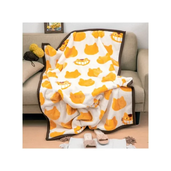 Cheap Couverture Silhouette Chatbus 100x140 cm - Mon Voisin Totoro Linge De Maison