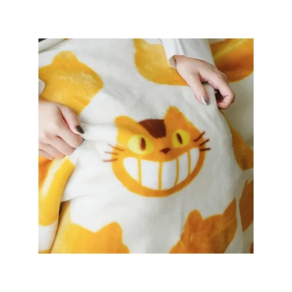 Cheap Couverture Silhouette Chatbus 100x140 cm - Mon Voisin Totoro Linge De Maison