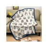Sale Couverture Silhouette Totoro Gris 100x140 cm - Mon Voisin Totoro Linge De Maison