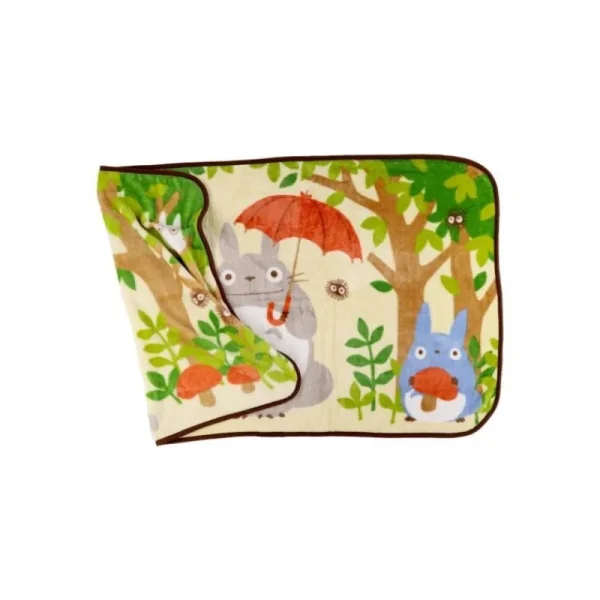 New Couverture Totoro Arrêt de bus 80x150 cm - Mon Voisin Totoro Linge De Maison