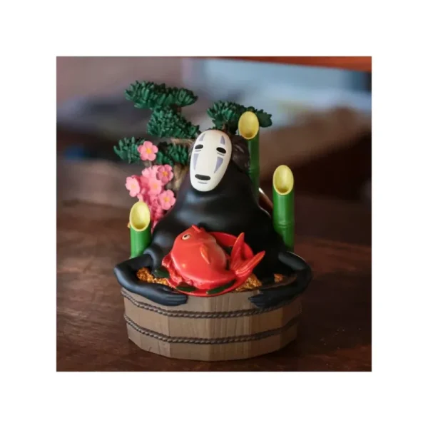Online Diorama No Face Bassine d’or et bambous - Le Voyage de Chihiro Décoration