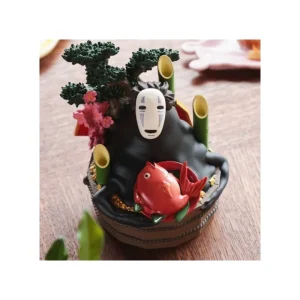 Online Diorama No Face Bassine d’or et bambous - Le Voyage de Chihiro Décoration