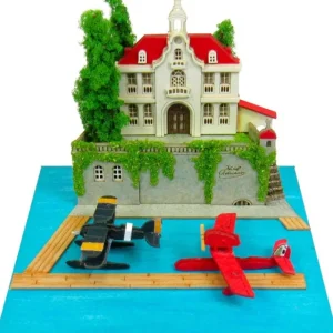 Clearance Diorama papier Adriano & hydravion de chasse - Porco Rosso Loisirs Créatifs