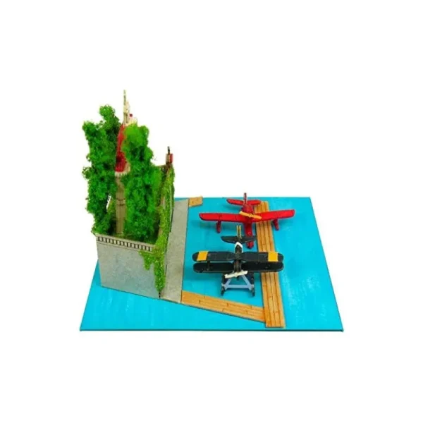 Clearance Diorama papier Adriano & hydravion de chasse - Porco Rosso Loisirs Créatifs